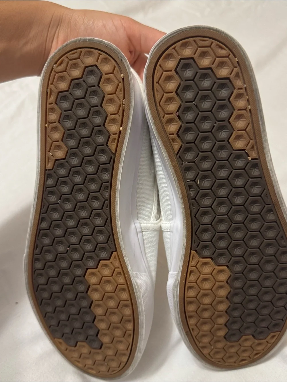 Adidas (size 5) unisex men’s woman’s sabalo school slip on white shoes sneakers